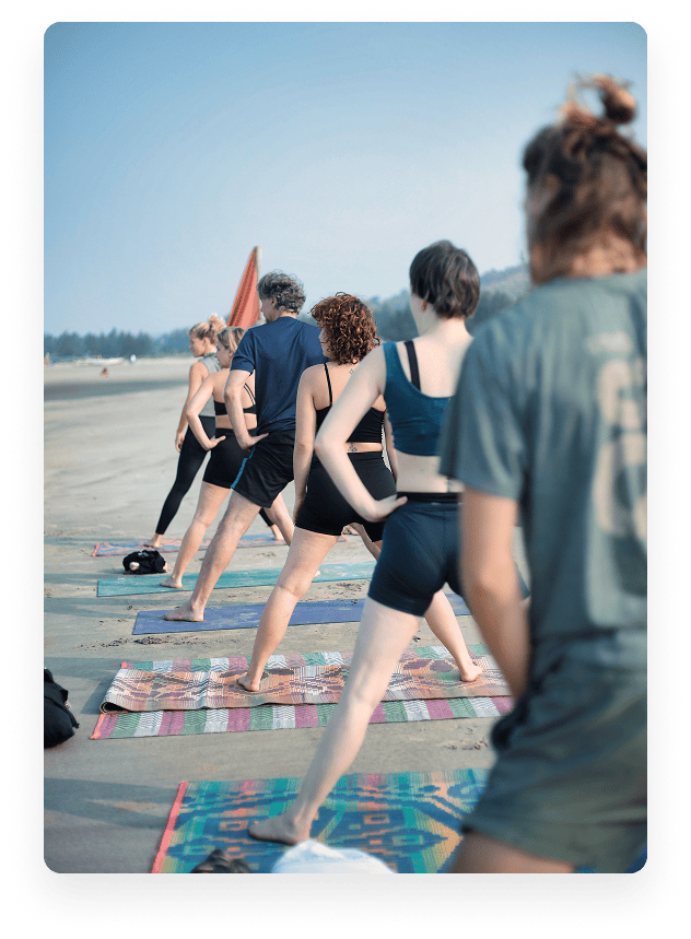 Yoga session