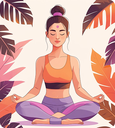 Yoga Philosophy Illustration